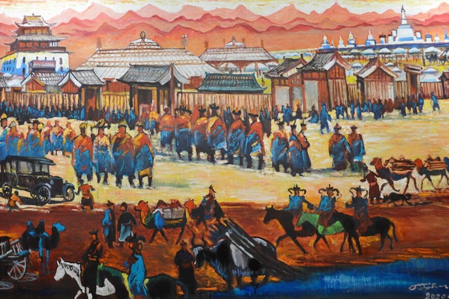В Иркутск прибыли картины для выставки «Красивая страна Монголия»