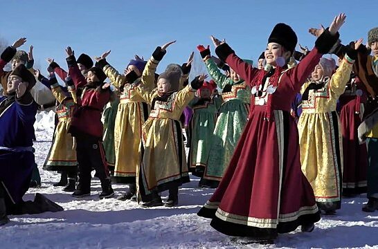 Бурятский национальный праздник Сагаалган