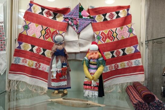 Российская свадьба в куклах