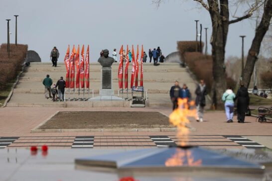 «Грёзы» Шумана зазвучали на мемориале «Вечный огонь» в Иркутске