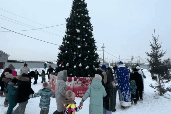 Открытие уличной ёлки «Новогодние забавы»