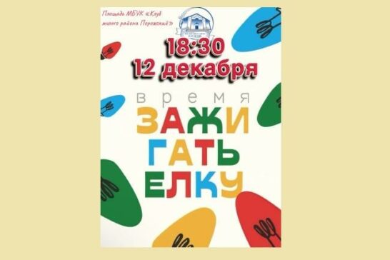 Открытие новогодней ёлки «Время зажигать ёлку»