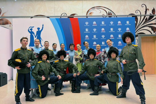 «Пляс Прибайкальских казаков» исполнил ансамбль «Палитра» на гала-концерте «Казачий круг» в Москве