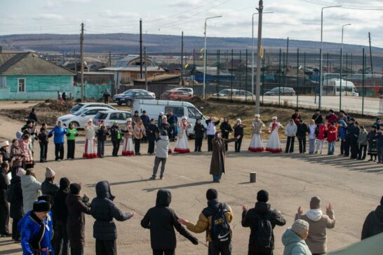 Флэшмоб кругового танца «Хоровод-ёхор»