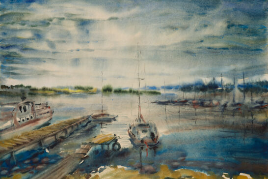 «Дыхание неба» как подарок к юбилею Иркутска: открылась выставка Никиты Шелтунова