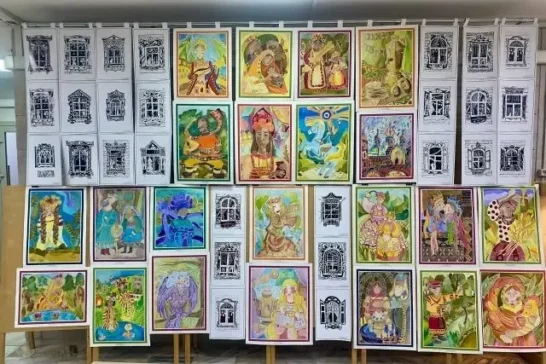 Ученики школ искусств Ангарска отразили в творчестве художественный взгляд на Россию