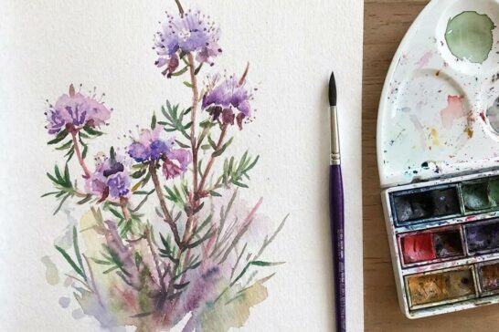 Мастер-класс акварельной живописи «Весна»