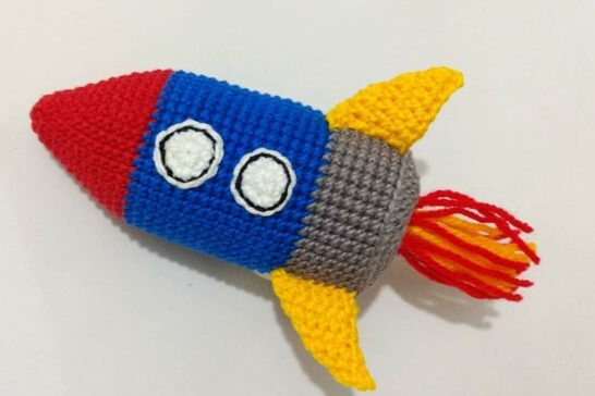 Мастер-класс «Космическая ракета: вяжем крючком»